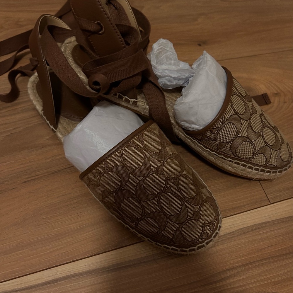 Coach Brown Espadrilles